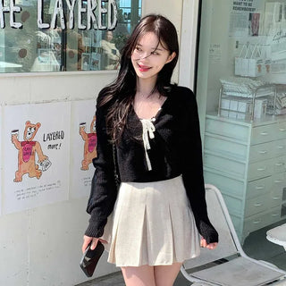 Rose V-neck cardigan (7 colors)