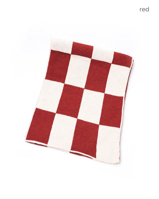 Border check scarf