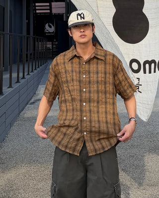 Tartan Check Half-Sleeve Shirt