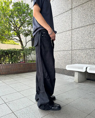 Back-adjustable denim