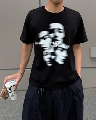 Face graphic T-shirt