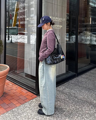 2-Way Leather Shoulder & Tote Bag