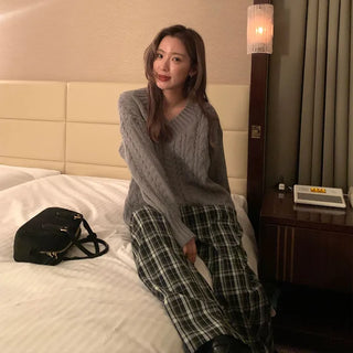 Cable Balloon Fit Knit
