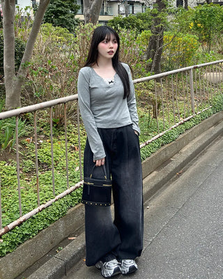 Lace sleeveless set T-shirt