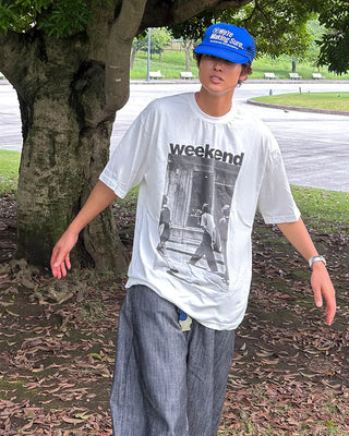 Monochrome graphic T-shirt