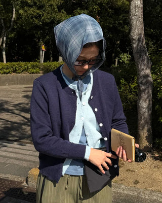 Pointed Layered Cardigan