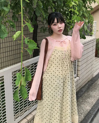 Flower lace mini dress