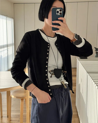 Autumn cotton cardigan