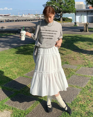 Lettering Oversized T-Shirt