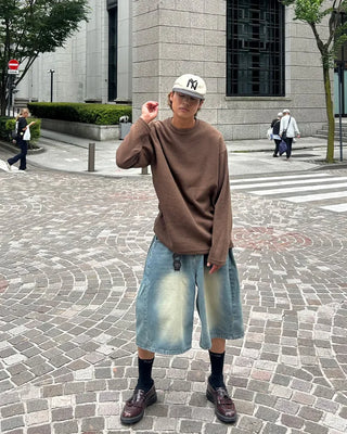 Round Neck Long Sleeve Knit
