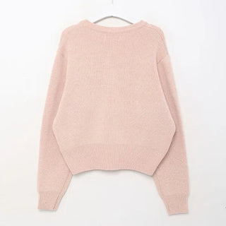 Simple V-neck cardigan