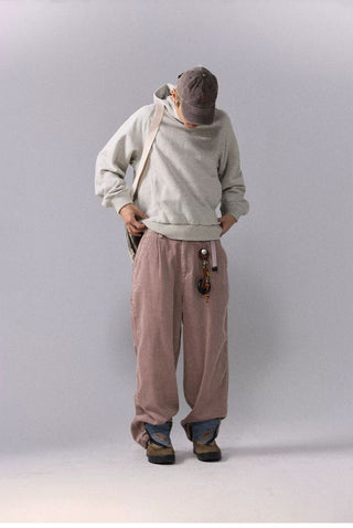[Monterest] Washed Wide Wale Corduroy Work Pants