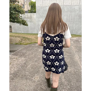 Flower mini dress
