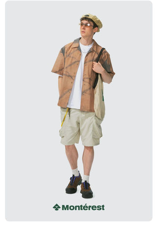 [Monterest] Tree Shadow Print Relaxed Shirt