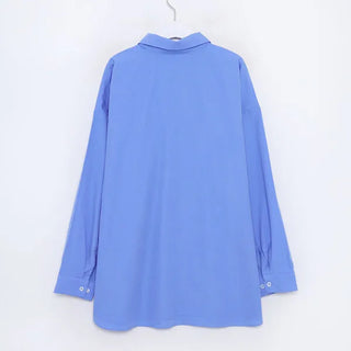 Oversized cotton shirt
