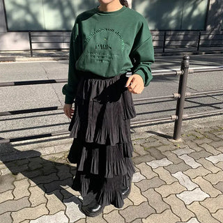 Asymmetrical Cantan Skirt