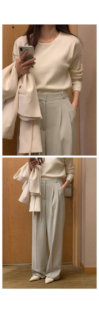 Collarless jacket in 3 colors!