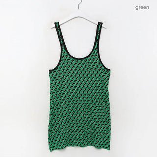 Patterned knit dress