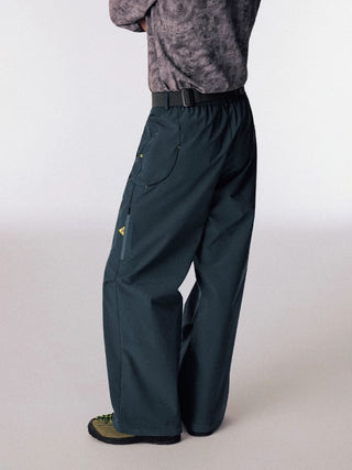 [CONP] Outdoor Swirl Pocket Zip Wide Pants