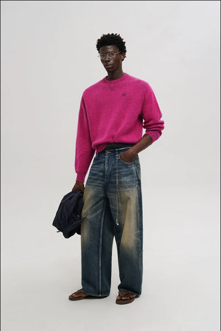 [MASONPRINCE] Durable Washed Jeans