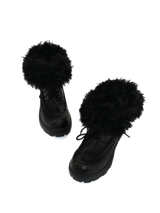 [Moromoro2] Furry Snow Boots