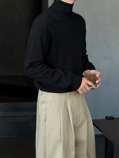 Mela Daily Washable Turtleneck Knit