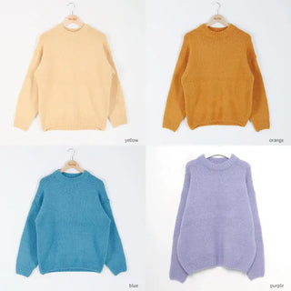 Colored wool knit