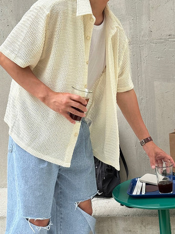 Bay Crochet Half Cardigan