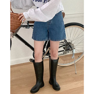 Denim shorts