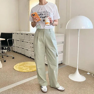 Cargo wide pants