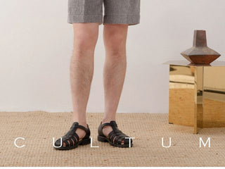 [CULTUM] Linen Drawstring Shorts