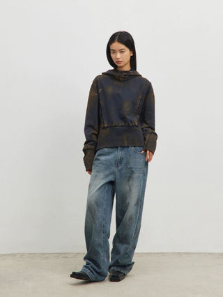 CONP Hand-painted War Hoodie (Blue)