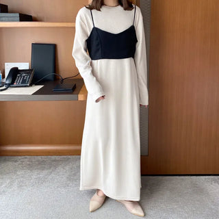 log ribbed maxi ops