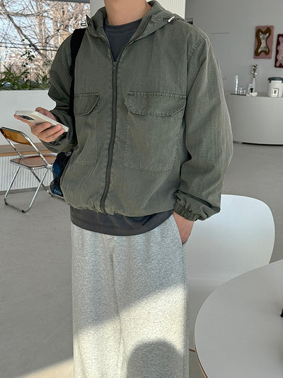 Hardy Pigment Hooded Windjumper