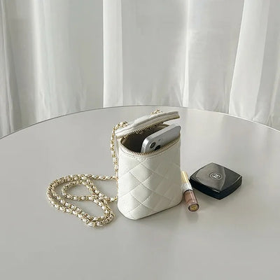 Sienna Quilted Square Mini Chain Bag
