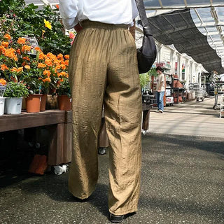 mute pleat pants