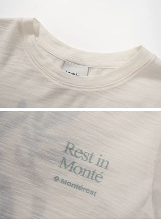 [Monterest] Merino Wool Blend Relaxed Long Sleeve Tee