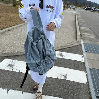 Pocket String Backpack