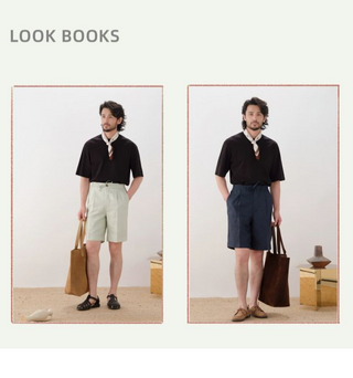 [CULTUM] Linen-blend Srawstring Shorts