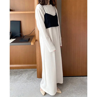 log ribbed maxi ops
