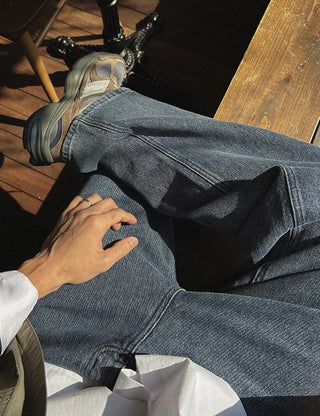 [no.017] Herringbone Slub Denim Pants (2 colors, S~XL)