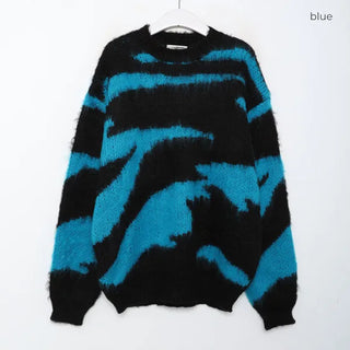 (Unisex) Nuance Shaggy Round Knitwear