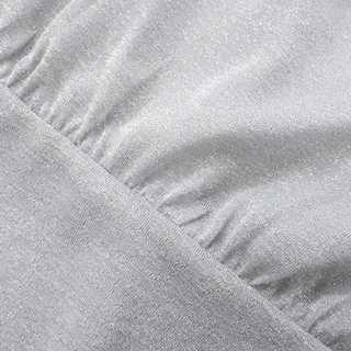 Off shoulder ruched see through mini dress