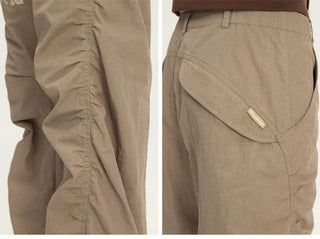 [Monterest] Washed Pleated Wide Leg Pants