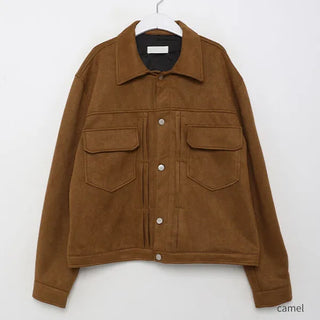 Pocket suede jacket