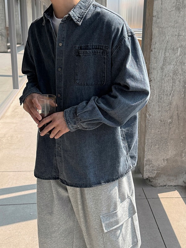 Miller Washed Denim Shirt Jacket