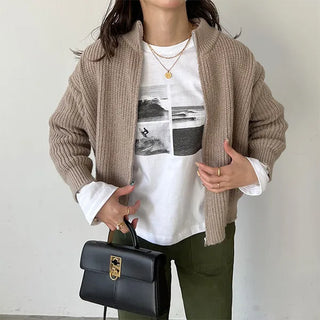 Surfing print T-shirt