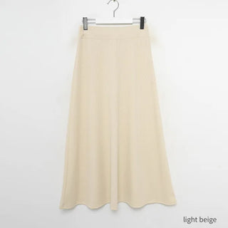 Flared long skirt