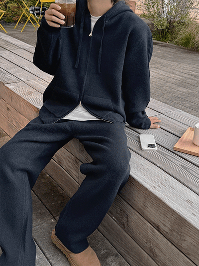 Dallas Knit Zip-up Hoodie