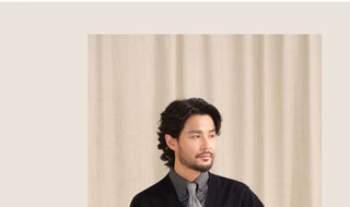 [CULTUM] V-Neck Cotton Cashmere Blend Cardigan